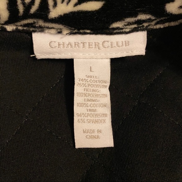 CHARTER CLUB Zip-Up Winter Manor Quilted Vest - Picture 7 of 7